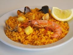 Paella de marisco